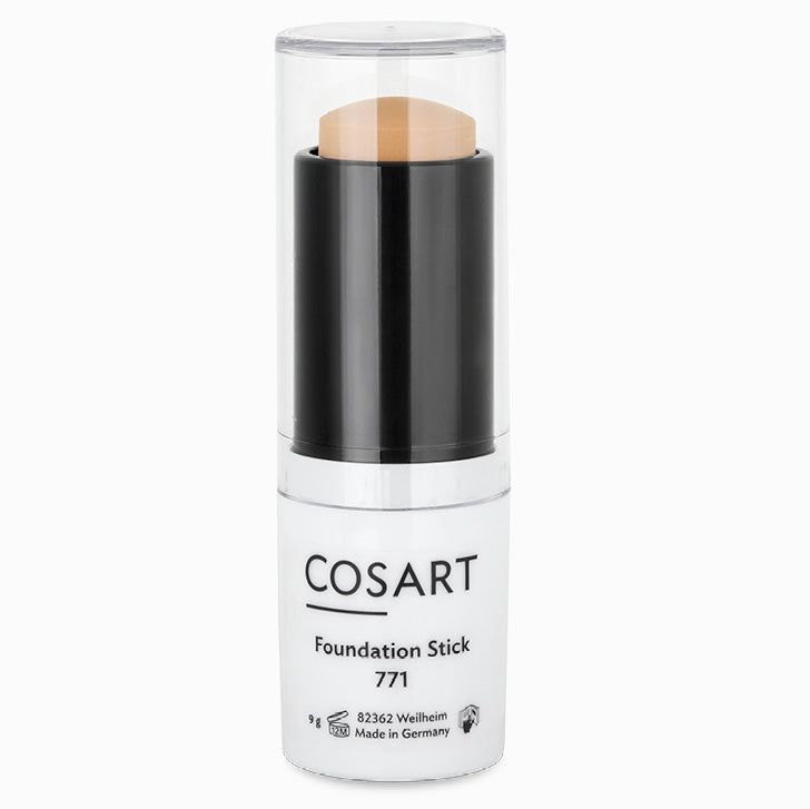 COSART  Foundation Stick – mit pflegenden + feuchtigkeitsspendenden Eigenschaften, sorgt für einen natürlichen, ebenmäßigen Teint.  Sehr gut deckend., 9gr.