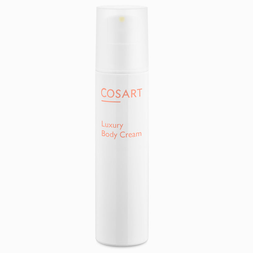 COSART Luxury Body Cream – mit Sheabutter, Traubenkernöl, Olivenöl, Kokosöl, Feuchtigkeitsspender Melonenextrakt und erfrischendem Duft von naturreinem Orangen- und Lemongrasöl., 200ml