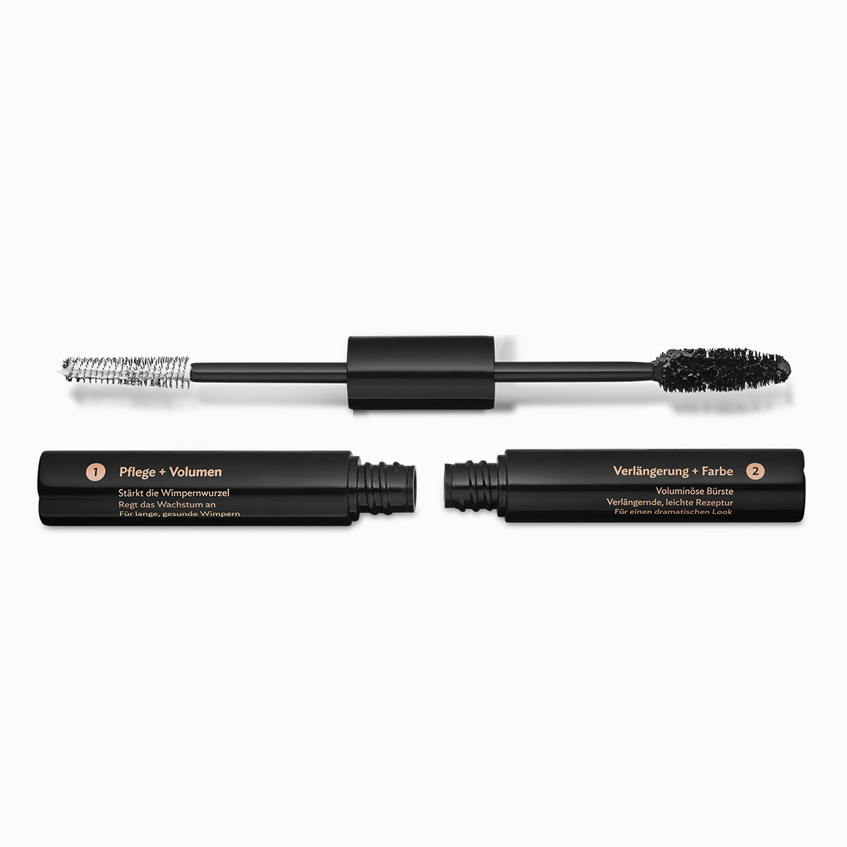 COSART Mascara 94 Double Lash Effect – 2 in 1 Pflege und Volumen, Verlängerung und Farbe, 14ml