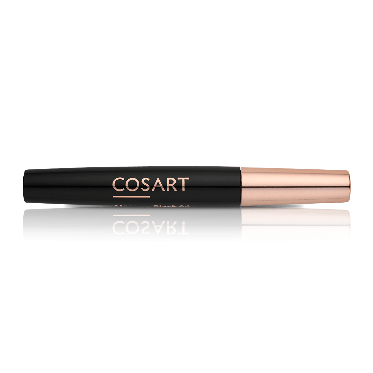 COSART Mascara Color + Care 96 – wimpernverlängernd und wimpernverdichtend. Die Rezeptur beinhaltet den Wirkstoff Bio-Extender (Bio-5 Neuro Peptides Extender), der für die Stärkung der Wimpern verantwortlich ist., 1St., geschlossen