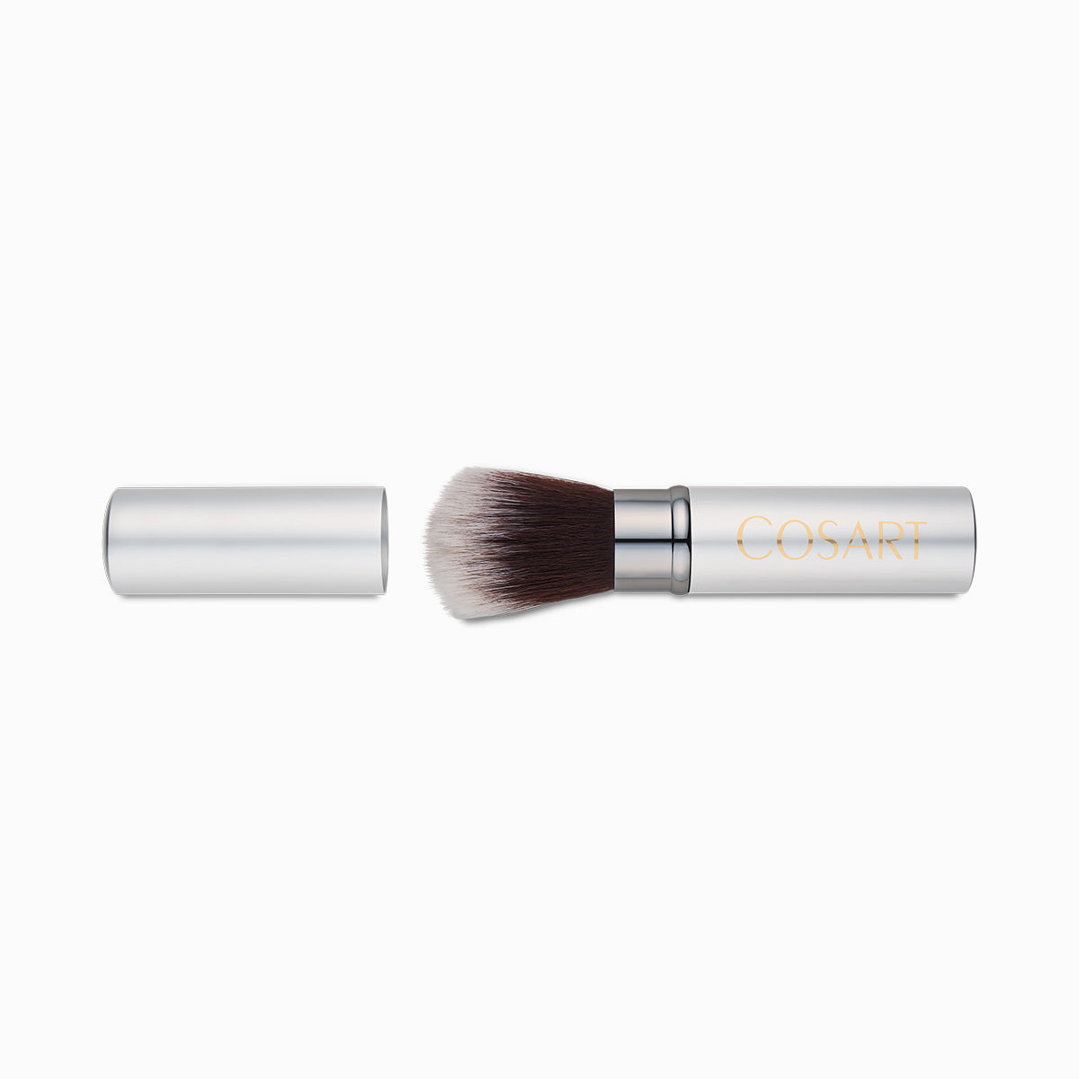 COSART Rouge / Make-up Pinsel mit Kappe – Der Puderpinsel lässt sich mithilfe eines Deckels wunderbar in der Handtasche mitnehmen., 1St.