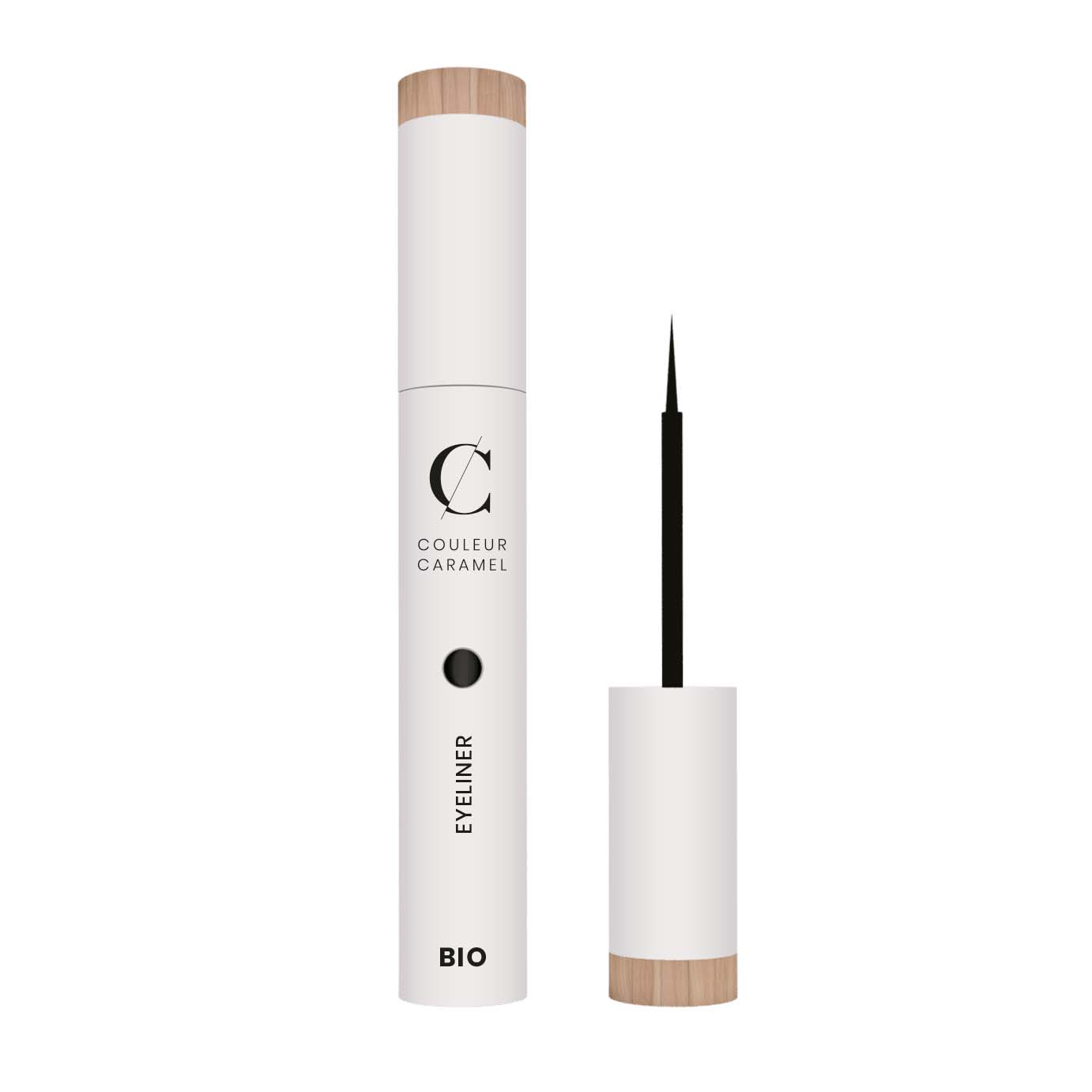 COULEUR CARAMEL Eyeliner black – Der einzigartige Pinsel-Applikator mit superfeiner Spitze garantiert ein präzises Kreieren von herrlich dünnen wie auch dramatisch dicken Linien., 5ml