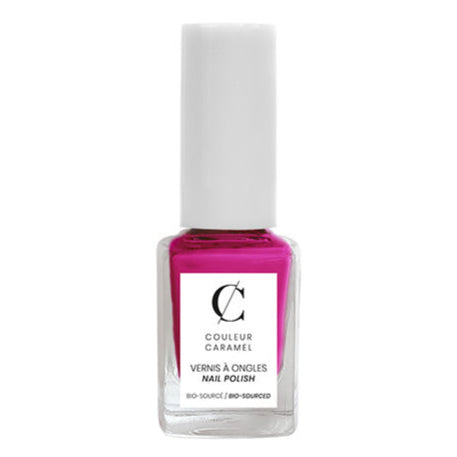 COULEUR CARAMEL Nagellack - fuchsia – Die einzigartigen Lacke mit Maniok, Rohzucker und Weizen aus biologischem Anbau punkten mit ausgezeichnetem Halt und sorgen für umwerfende Nagel-Looks mit intensivem Glanz., 11ml
