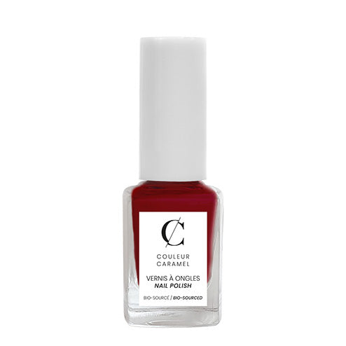 COULEUR CARAMEL Nagellack - matt red – Die einzigartigen Lacke mit Maniok, Rohzucker und Weizen aus biologischem Anbau punkten mit ausgezeichnetem Halt und sorgen für umwerfende Nagel-Looks mit intensivem Glanz., 11ml