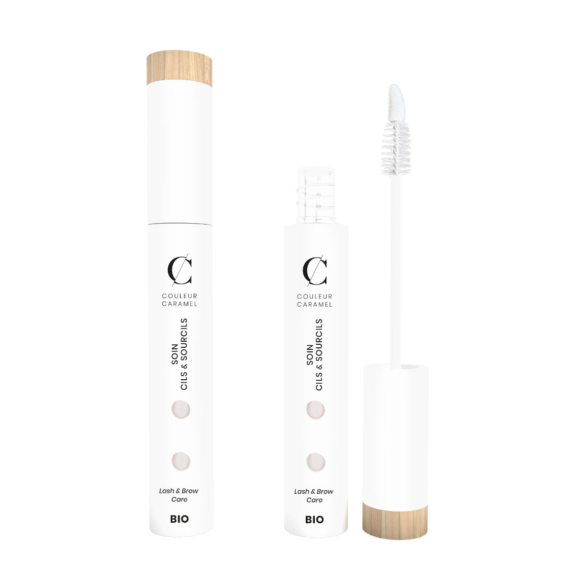 COULEUR CARAMEL Revitalisierende Wimpern- & Augenbrauenpflege – Booster-Behandlung mit stärkendem Bio-Rizinusöl verleiht geschwächten und feinen Wimpern neuen Schwung., 6ml