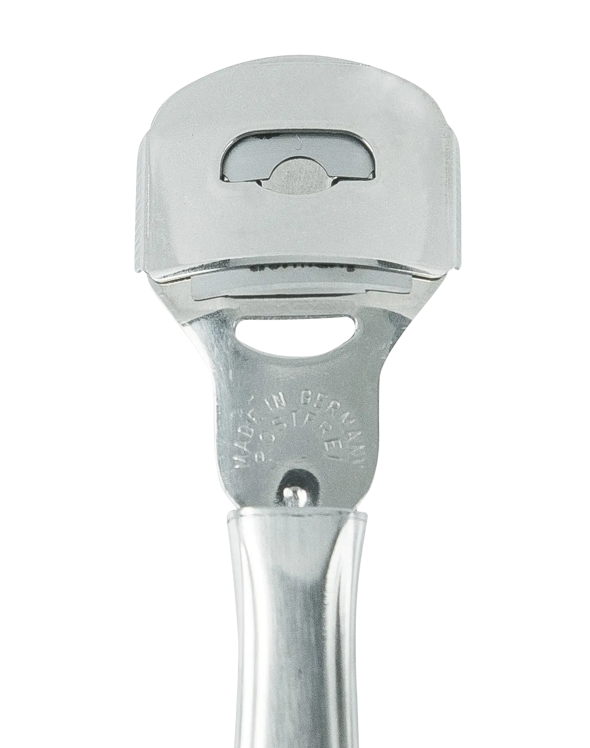 CREDO Hobel Metall, rostfrei, sterilisierbar, 1stk, Detailansicht Hobelkopf