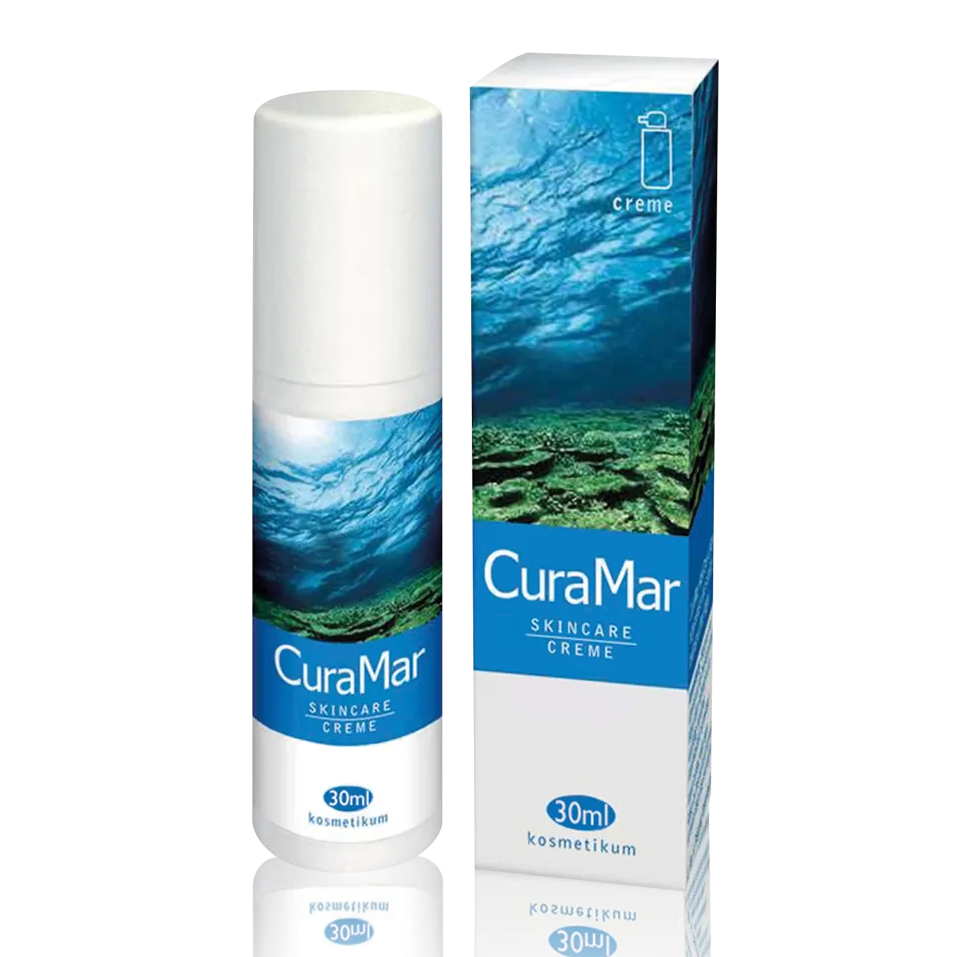 CURAMAR SkinCare Creme – Pflege für pilzempfindliche Haut, 30ml, Pumpspender und Umkarton