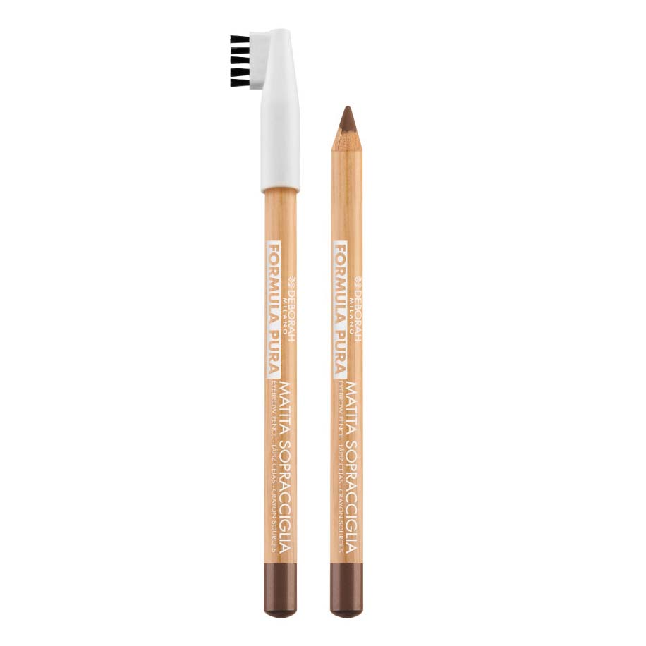 DEBORAH MILANO Formula Pura Eyebrow Pencil medium –  ist das ideale Produkt für alle, die ein natürliches und dennoch eindrucksvolles Ergebnis bei der Akzentuierung ihrer Augenbrauen wünschen. , 1St.