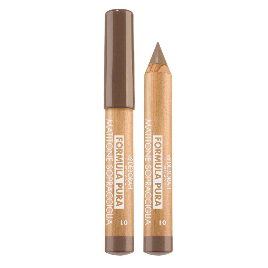DEBORAH MILANO Formula Pura Jumbo Eyebrow Pencil – zaubert im nu Volumen, Fülle und Struktur und sorgt für&nbsp; ausdrucksstarke, volle Augenbrauen., 1St., light