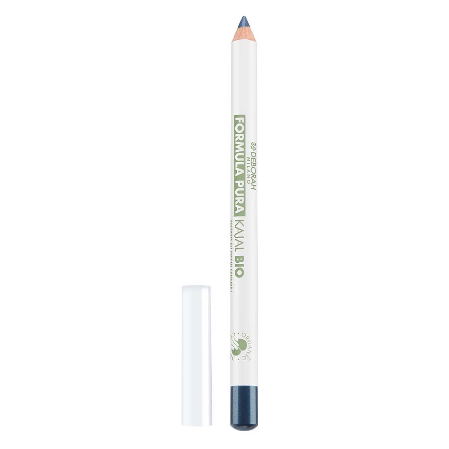 DEBORAH MILANO Formula Pura Kajal BIO blue – besticht mit reichhaltigen Pigmenten, die eine tiefe und langanhaltende Farbe sowie einen intensiven Blick erzeugen., 1St.