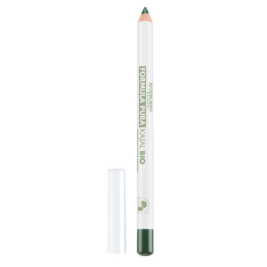 DEBORAH MILANO Formula Pura Kajal BIO green – besticht mit reichhaltigen Pigmenten, die eine tiefe und langanhaltende Farbe sowie einen intensiven Blick erzeugen., 1St.