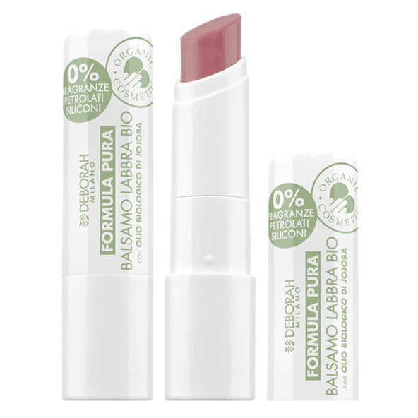 DEBORAH MILANO Formula Pura Lipbalm Bio taupe – Der zarte Lipbalm nährt, spendet Feuchtigkeit und schützt die Lippen vor Umweltschäden., 3,75gr.