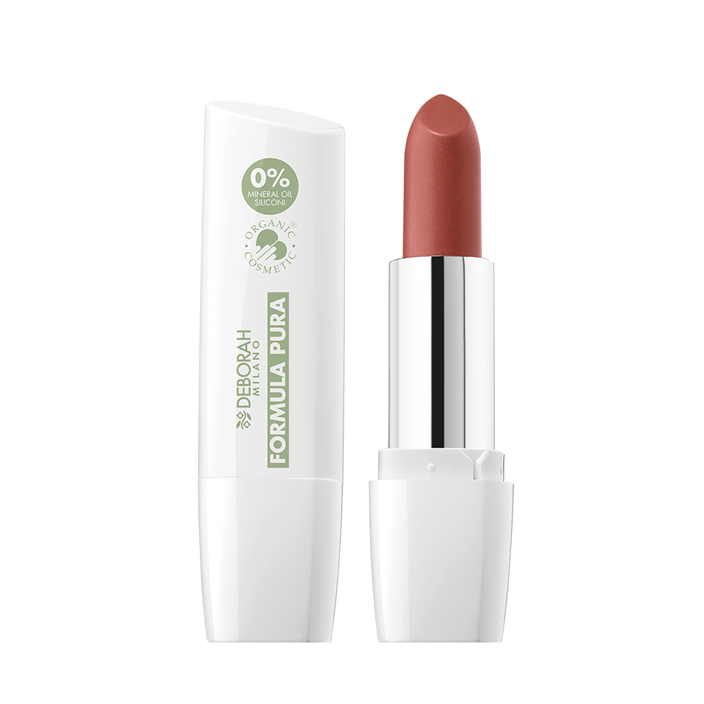 DEBORAH MILANO Formula Pura Lipstick Organic 05 brick, 1stk, Lippenstift offen