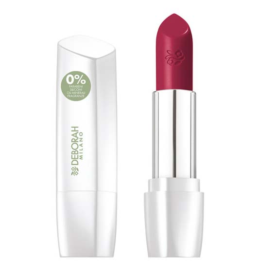 DEBORAH MILANO Formula Pura Lipstick sangria – Die Lippenstifte eine mittlere bis hohe Deckkraft und verleihen den Lippen ein samtiges und strahlendes Finish., 4,4gr.