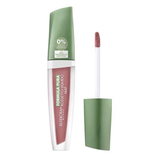 DEBORAH MILANO Formula Pura Liquid Mat Lipstick nude beige – Seine pigmentreiche und dabei extrem leichte Textur haftet perfekt auf den Lippen, ohne zu verschmieren, und verleiht den Lippen eine extreme Weichheit sowie volle, intensive Farbe, 1St.