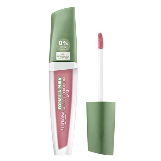 DEBORAH MILANO Formula Pura Liquid Mat Lipstick nude rose – Seine pigmentreiche und dabei extrem leichte Textur haftet perfekt auf den Lippen, ohne zu verschmieren, und verleiht den Lippen eine extreme Weichheit sowie volle, intensive Farbe, 1St.