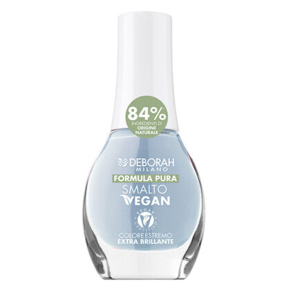 DEBORAH MILANO Formula Pura Nail Coat VEGAN | Smalto sugar paper – Extreme Farbe in einem einzigen Strich mit hoher Deckkraft, extra glänzendem Finish und spektakulärem Glanz., 8,5ml