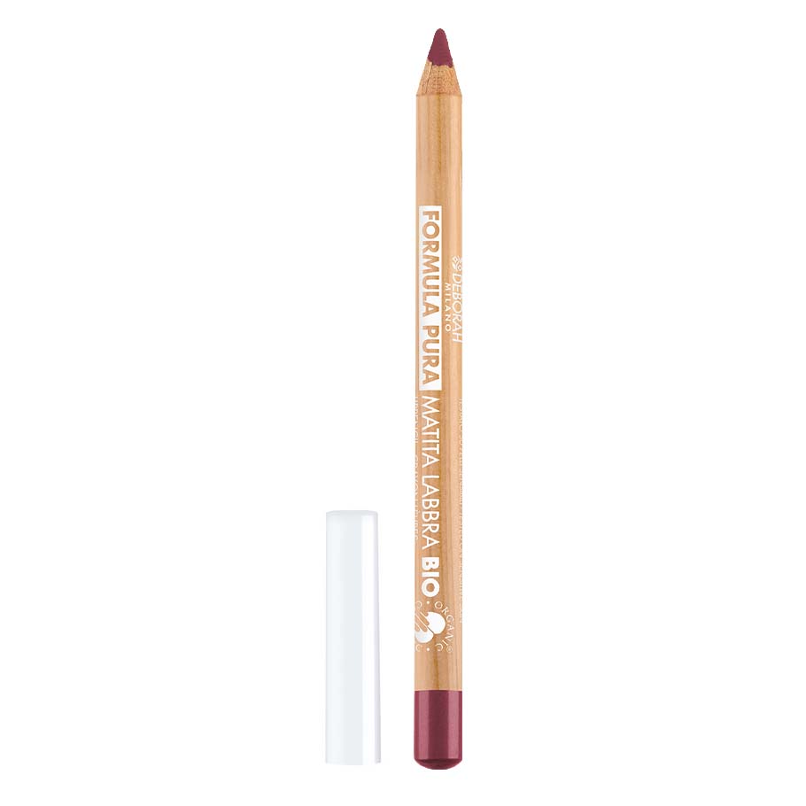 DEBORAH MILANO MILANO Formula Pura Lip Pencil BIO rosewood –  konturiert und betont die Lippenkontur mit einer klar definierten Linie., 1St.