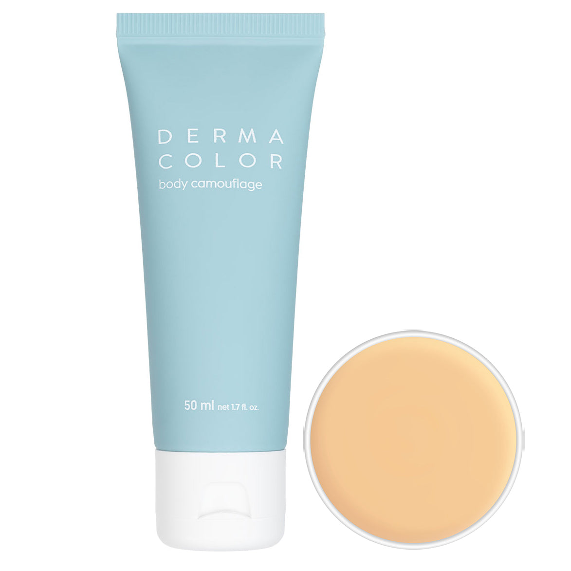 DERMACOLOR Body Camouflage df1 – dermatologisch getestetes Spezial-Make-up zur effektiven Kaschierung von farbabweichenden Hautanomalien am Körper, an Armen, Beinen und Händen., 50ml