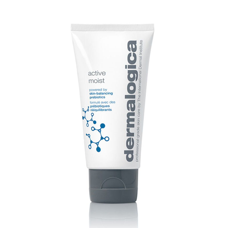 DERMALOGICA Active Moist – Seidenaminosäuren glätten und verbessern die Hautstruktur. Zitrone, Efeu, Wasserkresse und Große Klette verfeinern die Haut., 100ml