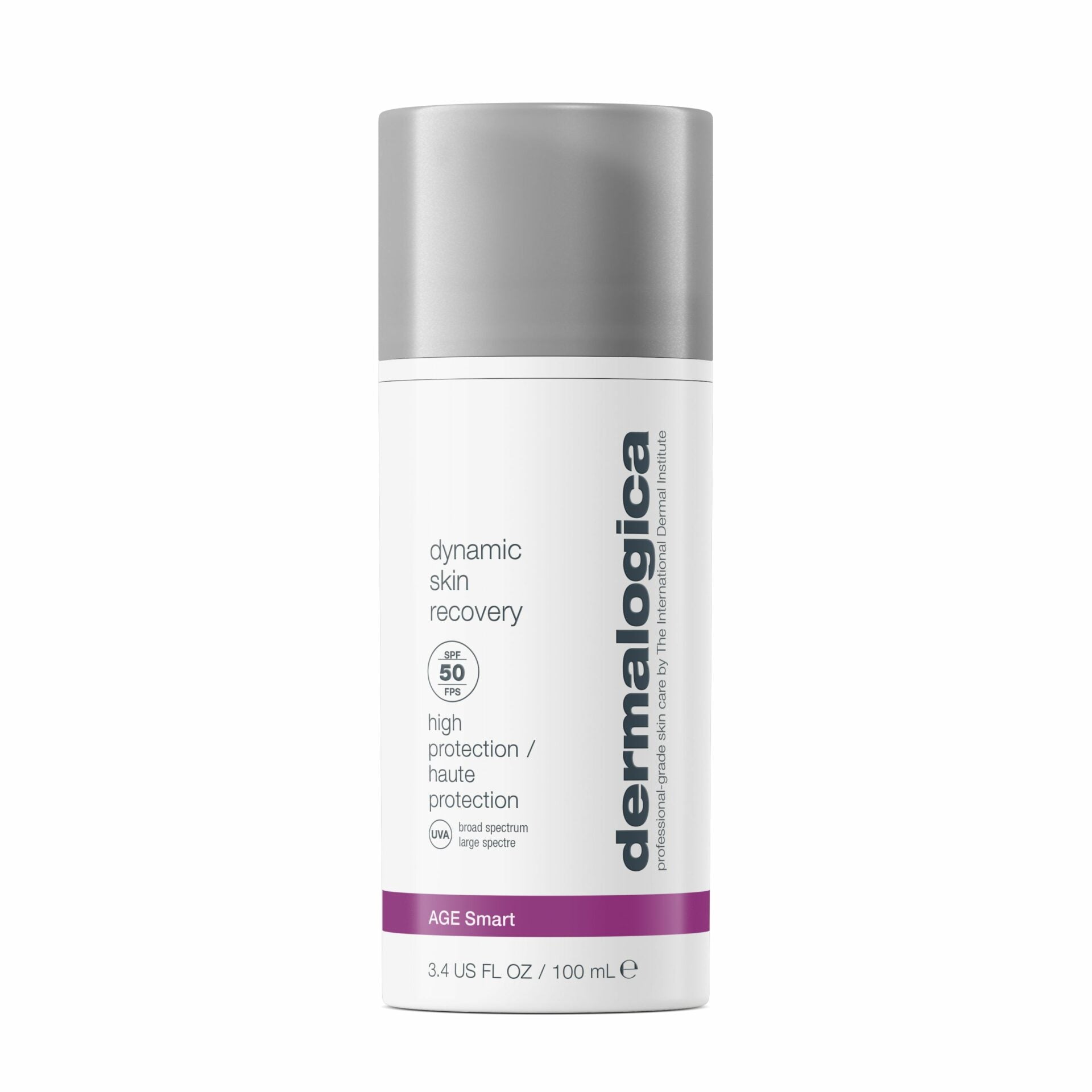 DERMALOGICA AGE smart Dynamic Skin Recovery SPF50 – Tagespflege mit SPF 50 und cremiger Konsistenz unterstützt die Festigkeit der Haut, spendet Feuchtigkeit und schützt vor Hautalterung., 100ml