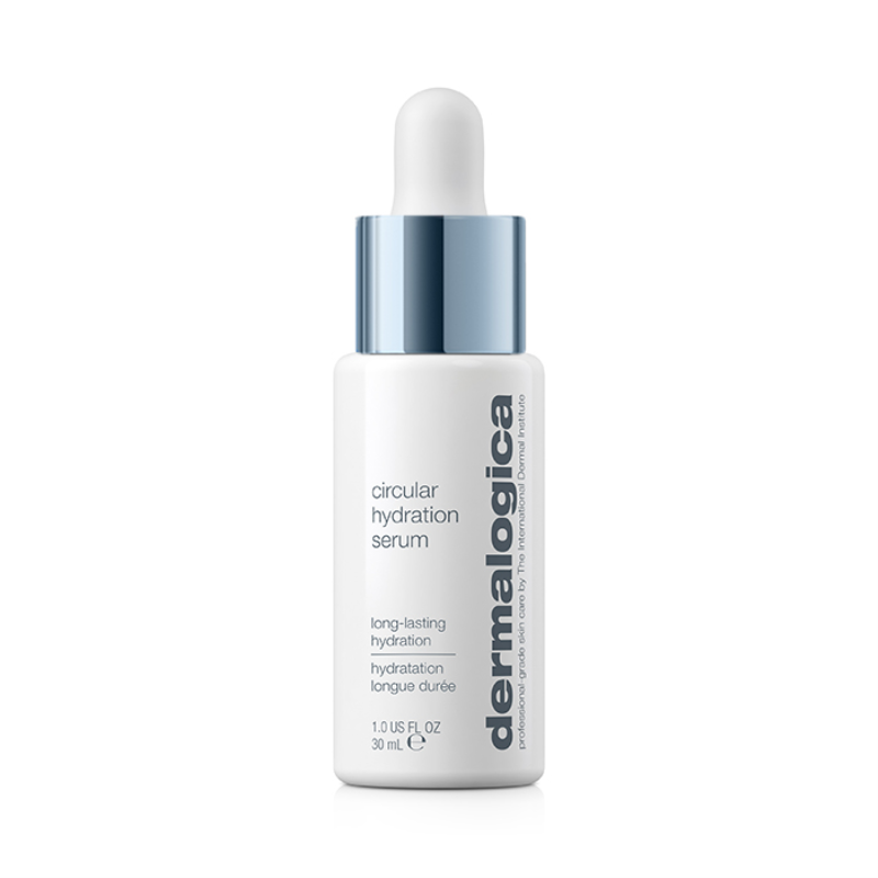 DERMALOGICA Circular Hydration Serum – Intensiv feuchtigkeitsspendendes Serum, das alle Schichten der Haut durchflutet, Feuchtigkeitsreserven werden aufgefüllt und Feuchtigkeitsverlust verhindert., 30ml