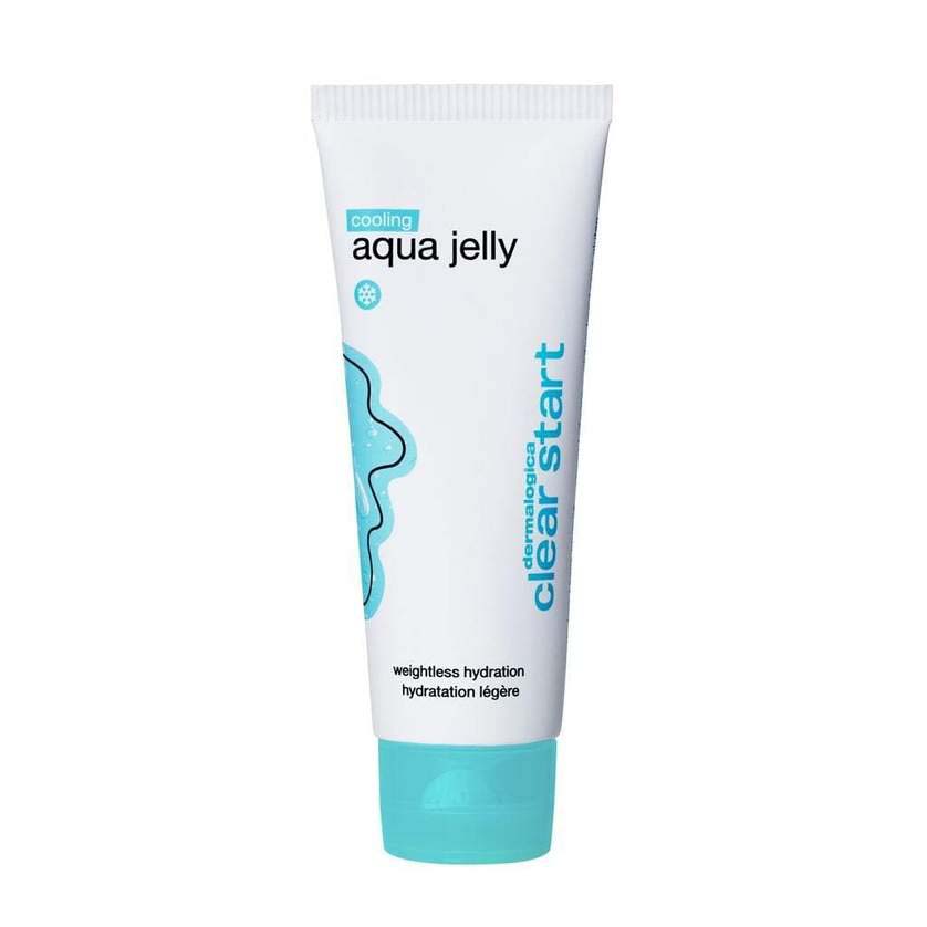 DERMALOGICA Clear Start Cooling Aqua Jelly – Ein ultraleichtes Gel für ölige Haut, das erfrischt und kühlt. Dieser Moisturizer verfeinert das Hautbild und&nbsp;spendet viel Feuchtigkeit ohne zu fetten. So pflegt es ölige&nbsp;Haut optimal., 59ml