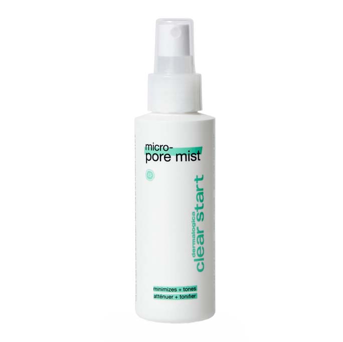 DERMALOGICA Clear Start Micro-Pore Mist – ein erfrischender Toner, der das Erscheinungsbild großer Poren ab dem ersten Spritzer reduziert und das Hautbild nachhaltig verfeinert., 118ml