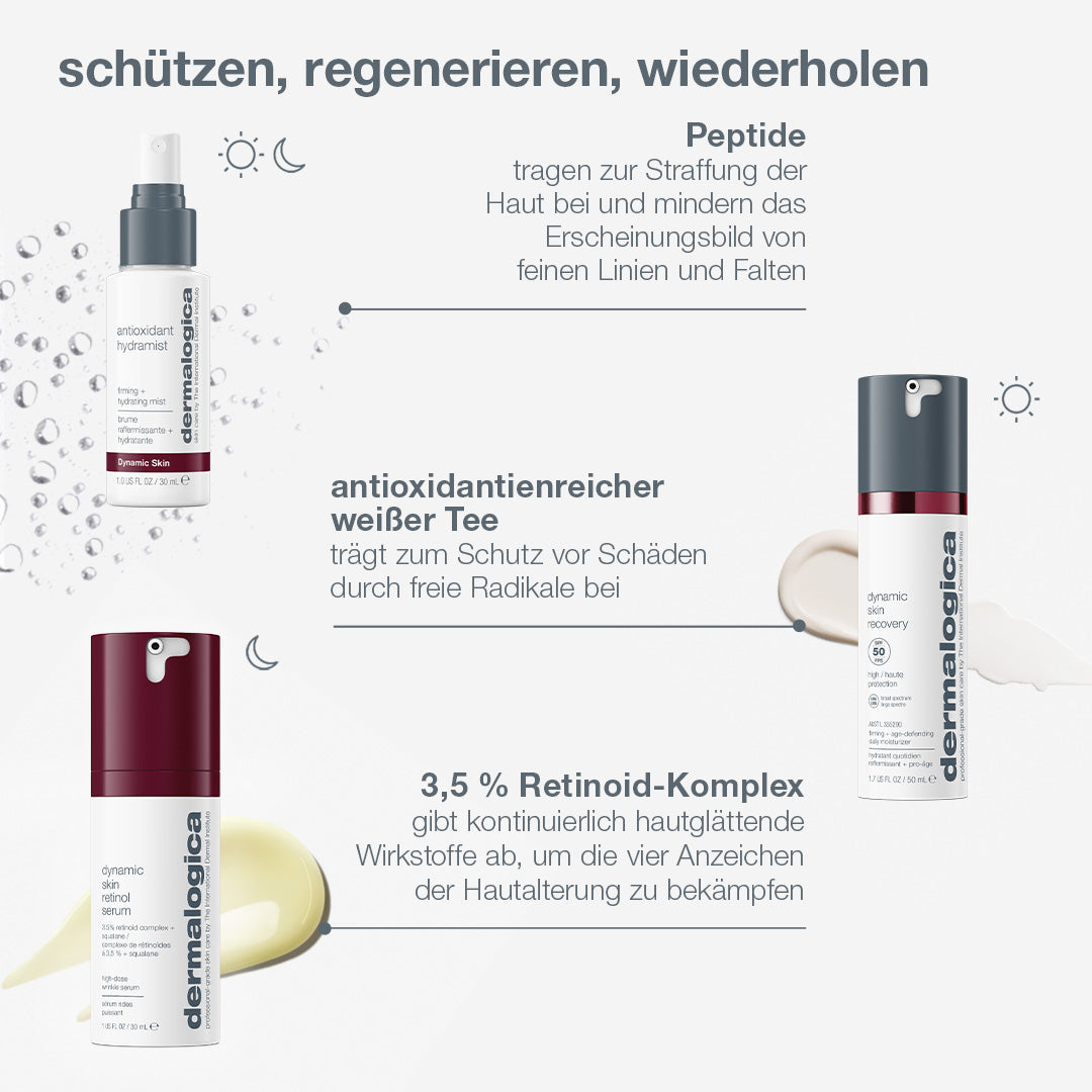 DERMALOGICA Expert Protect + Renew - Dynamic Skin Recovery Set, -, Inhaltsstoffe und Produktproben