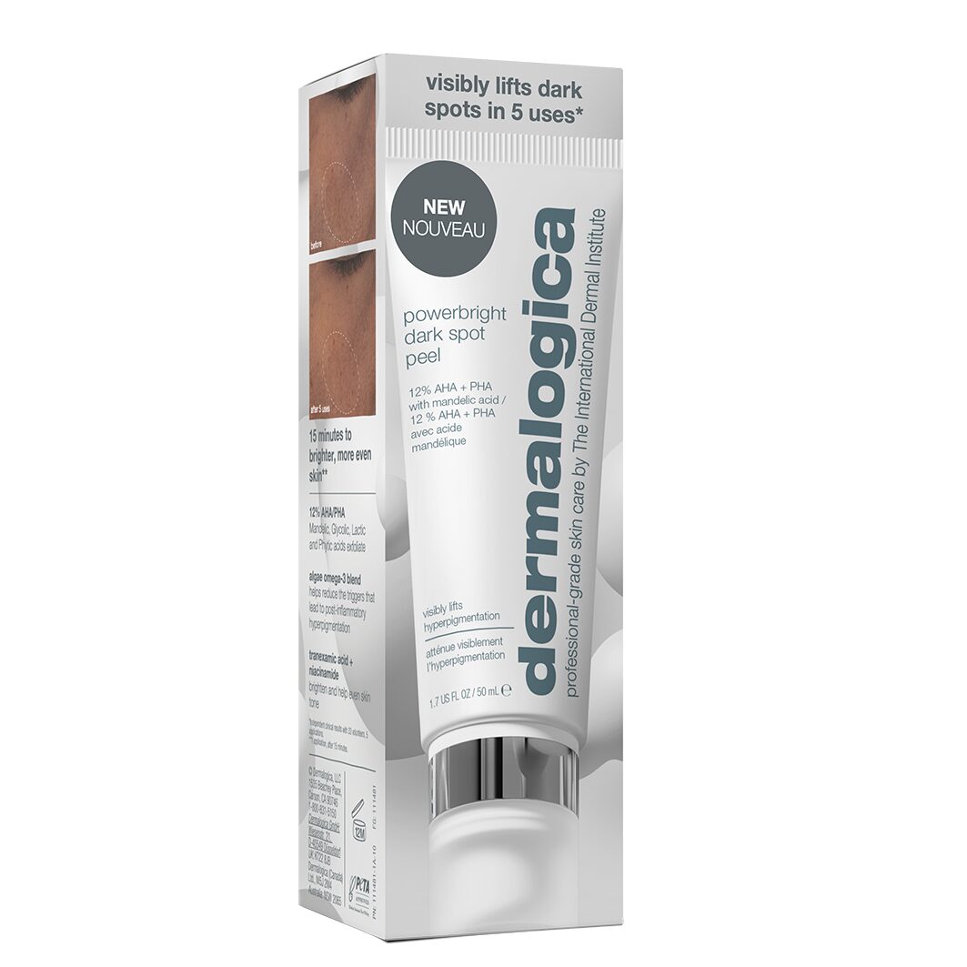 DERMALOGICA PowerBright dark spot peel – effektive Behandlung gegen Pigmentflecken für zu Hause. Es hilft, oberflächliche Hyperpigmentierung sichtbar zu beseitigen - einschließlich UV-bedingter dunkler Flecken, 50ml, Box