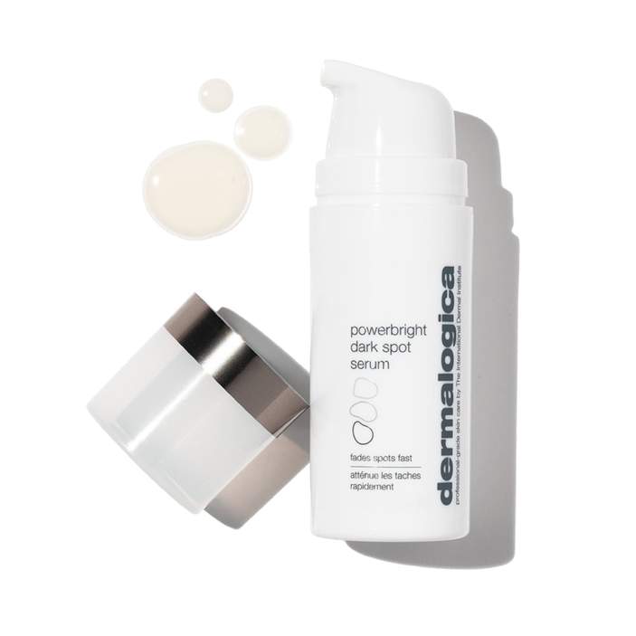 DERMALOGICA  Powerbright Dark Spot Serum – lässt innerhalb von 7 Tagen Pigementflecken verblassen und wirkt so schnell gegen Hyperpigmentierungen., 30ml, Spender und Textur