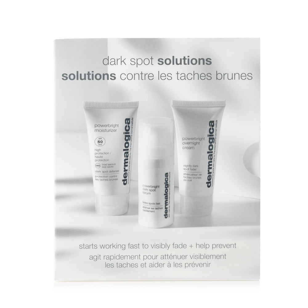 DERMALOGICA Powerbright Dark Spot Solutions Kit – High-Tech-Wirkstoffe lassen Pigmentflecken verblassen und sorgen langanhaltend für einen ausgeglichenen und strahlenden Hautton., Set, box2