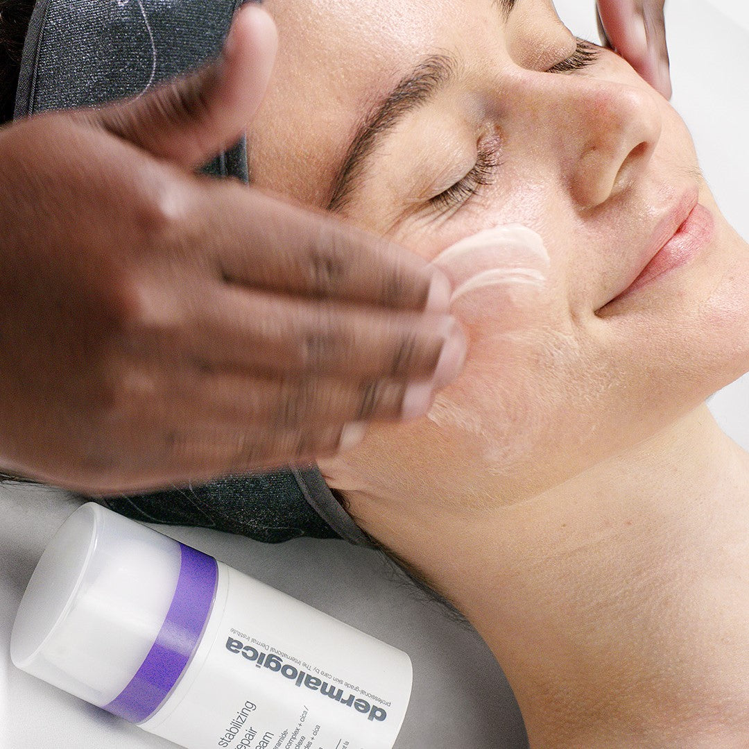 DERMALOGICA Stabilizing Repair Cream – Der hochwirksame Dermalogica Ceramid-Komplex hilft, das Reaktionsmuster empfindlicher Haut zu durchbrechen und die Hautbarriere zu stärken., 100ml, Anwendung