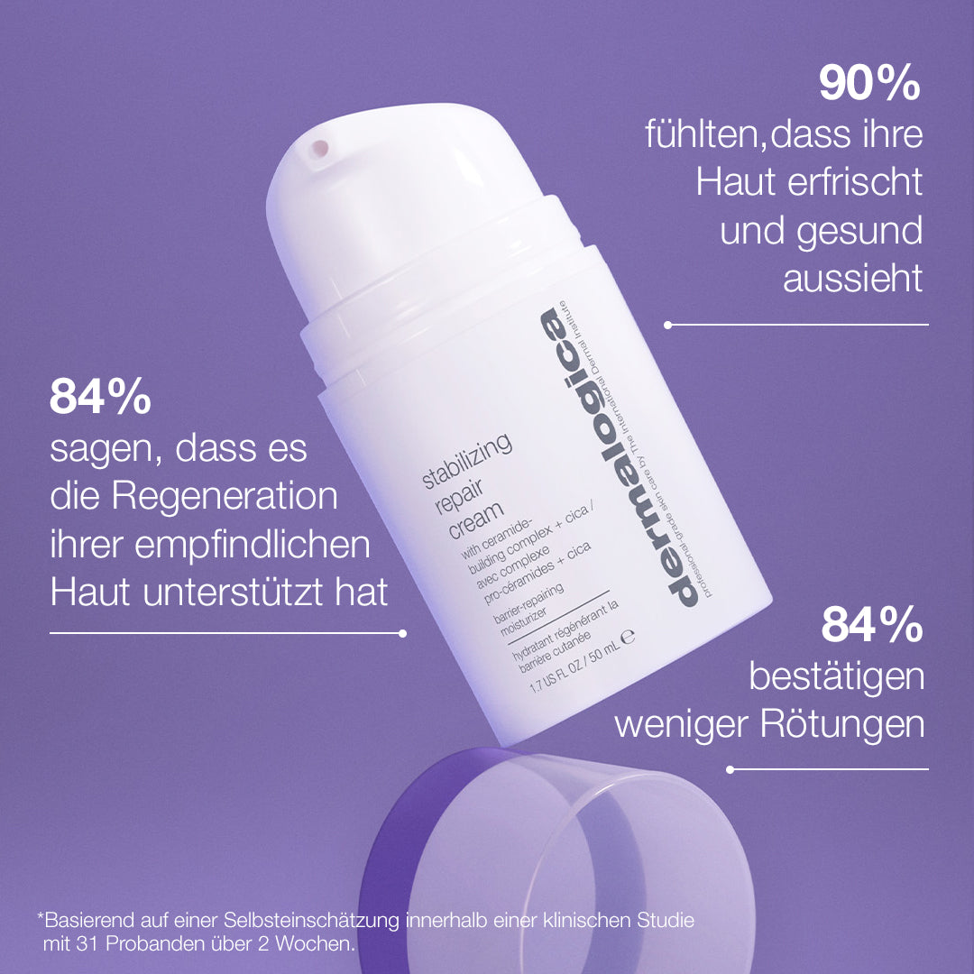 DERMALOGICA Stabilizing Repair Cream – Der hochwirksame Dermalogica Ceramid-Komplex hilft, das Reaktionsmuster empfindlicher Haut zu durchbrechen und die Hautbarriere zu stärken., 100ml, Erfahrungen