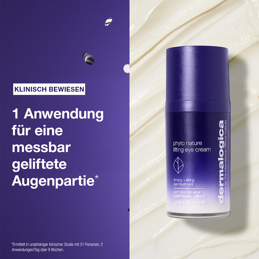 DERMALOGICA The Expert Lift Set – 3 Phyto Nature Originalgrößen, -, Phyto Nature Eyecream Wirkanspruch