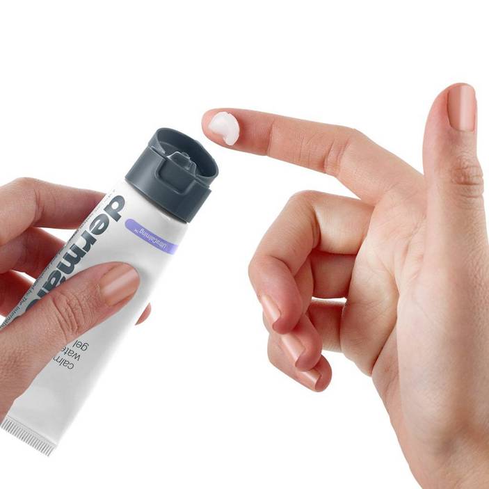 DERMALOGICA UltraCalming Calm Water Gel – schwerelose Feuchtigkeitspflege auf Wasser-Gel-Basis, die nicht nur Feuchtigkeit spendet, sondern sie auch in der Haut speichert., 50ml, Textur
