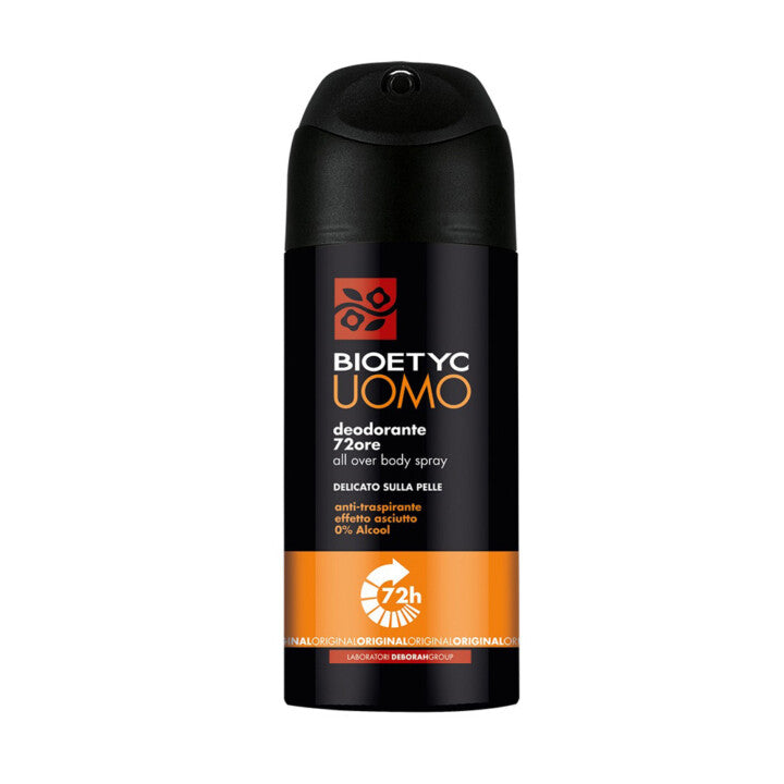 DERMOLAB UOMO 72 hour Deodorant all over Body Spray – Sorgt für ein sauberes, frisches Gefühl und einen trockenen Effekt, der 48 Stunden anhält., 150ml