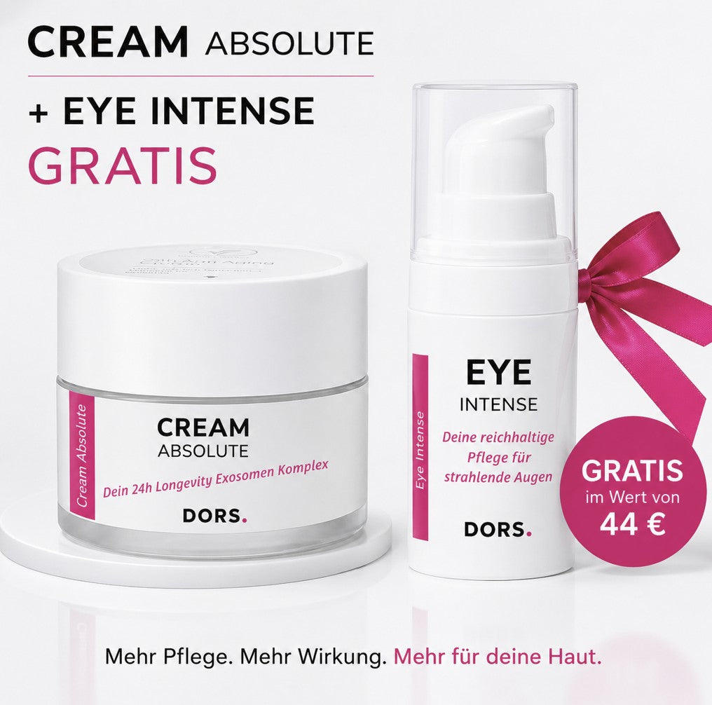 DORS. absolute Aktion – Anti-Aging Pflege und Augencreme, 50ml+15ml