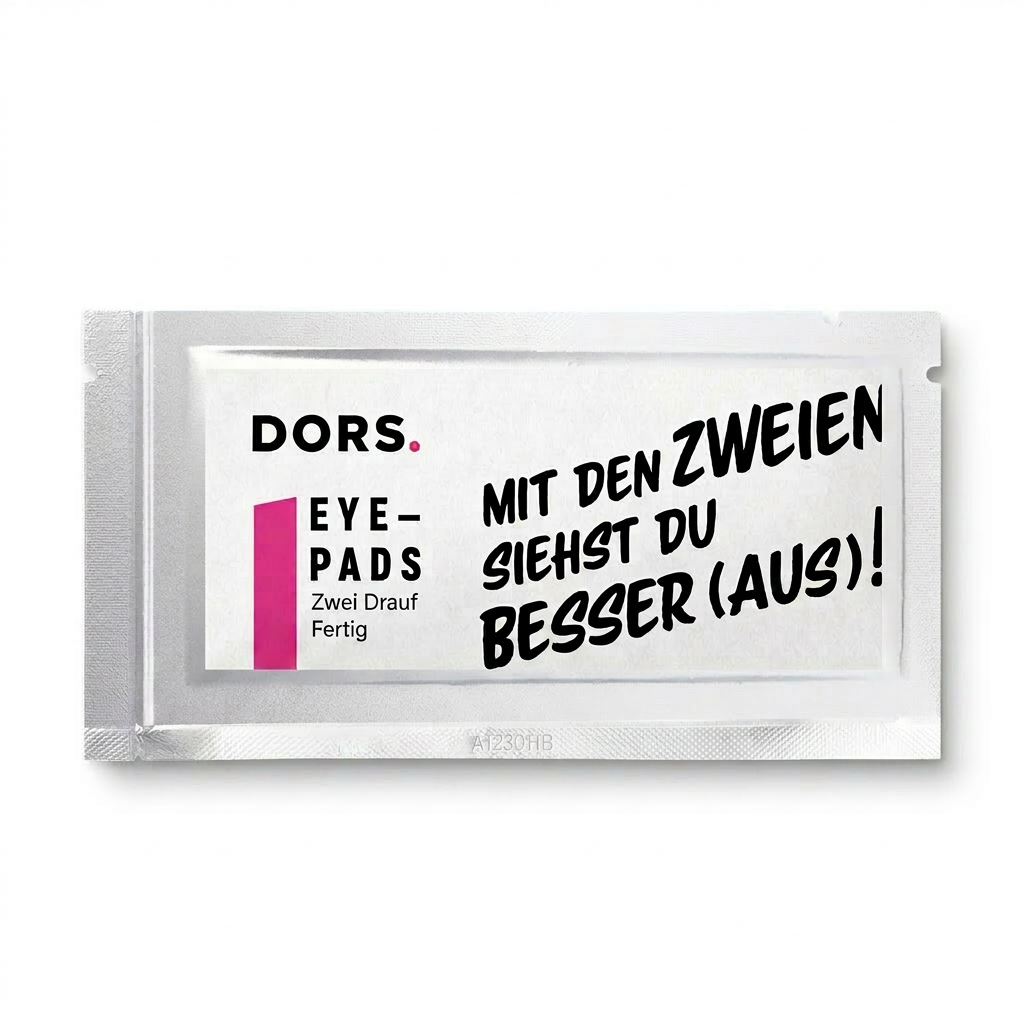 DORS Hydrogel Eye Pads – kühlende Augenpads für frische Augen, 1Paar, Sachet