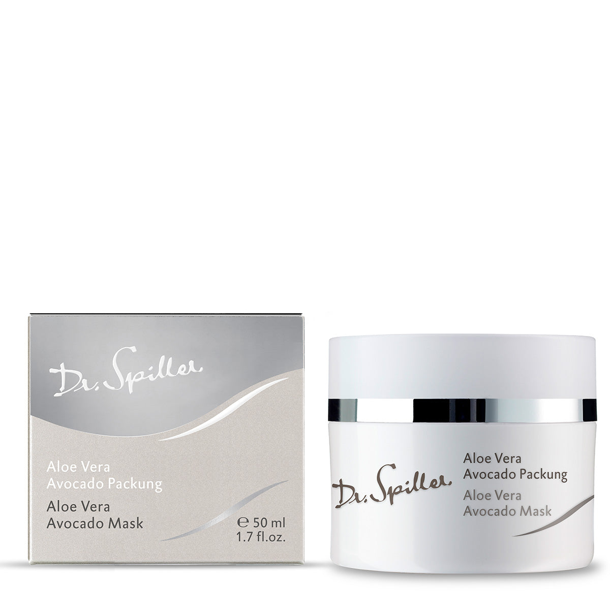 DR SPILLER Aloe Vera Avocado Packung – für gestresste Haut mit Rötungen, 50 ml