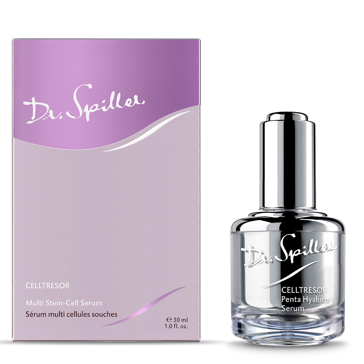 DR SPILLER CELLTRESOR Multi Stem-Cell Serum Umverpackung und Spender, 30 ml