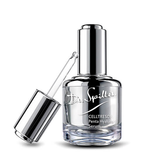 DR SPILLER CELLTRESOR Penta Hyaluron Serum , 30 ml, Spenderflasche und Pipette