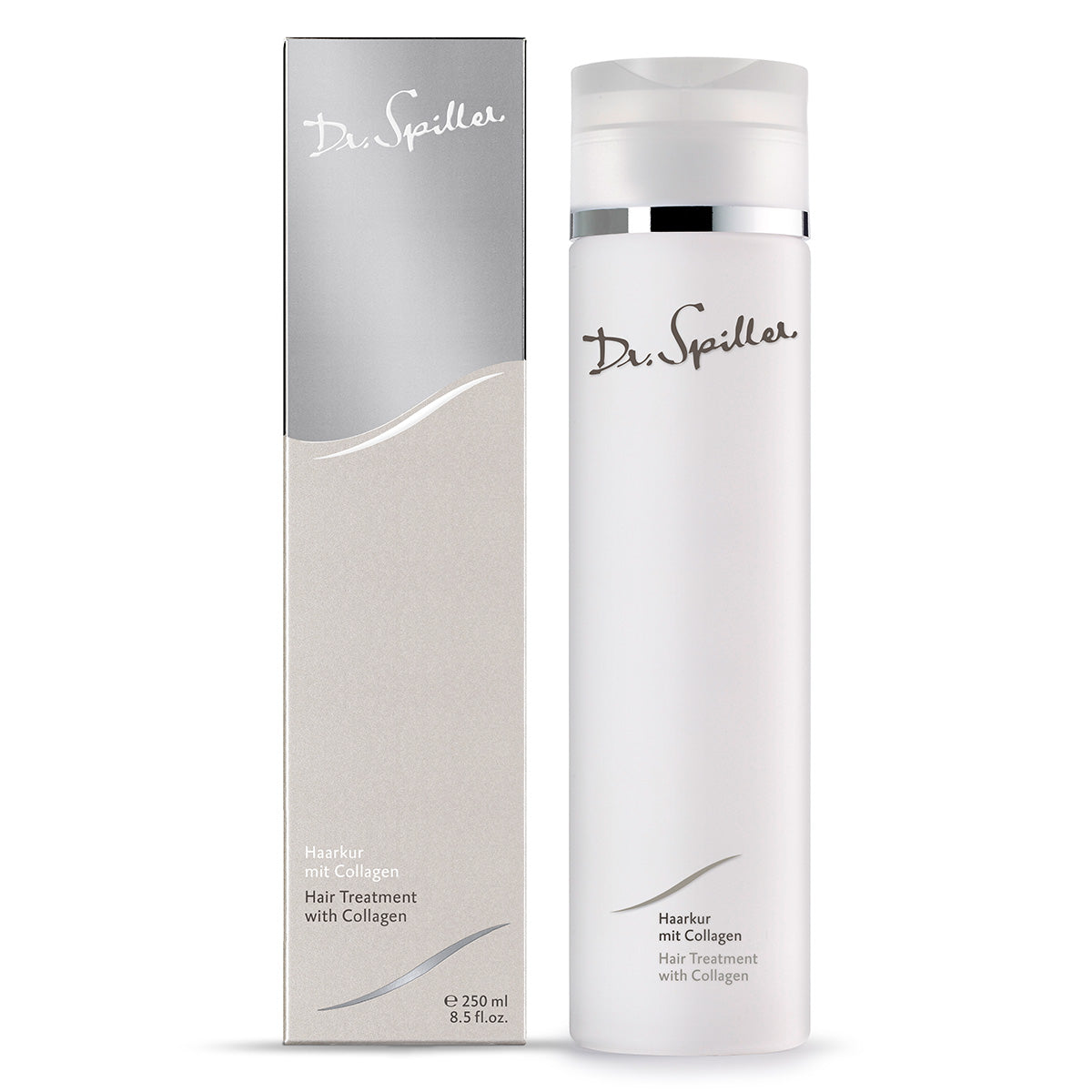 DR SPILLER Haarkur mit Collagen – Spender und Umverpackung, 250 ml