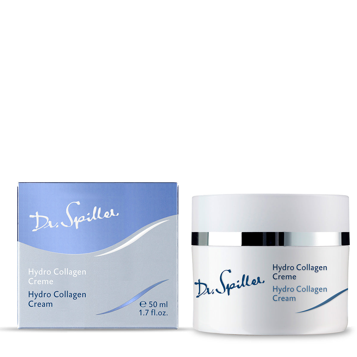 DR SPILLER Hydro Collagen Creme Tiegel und Umverpackung, 50 ml