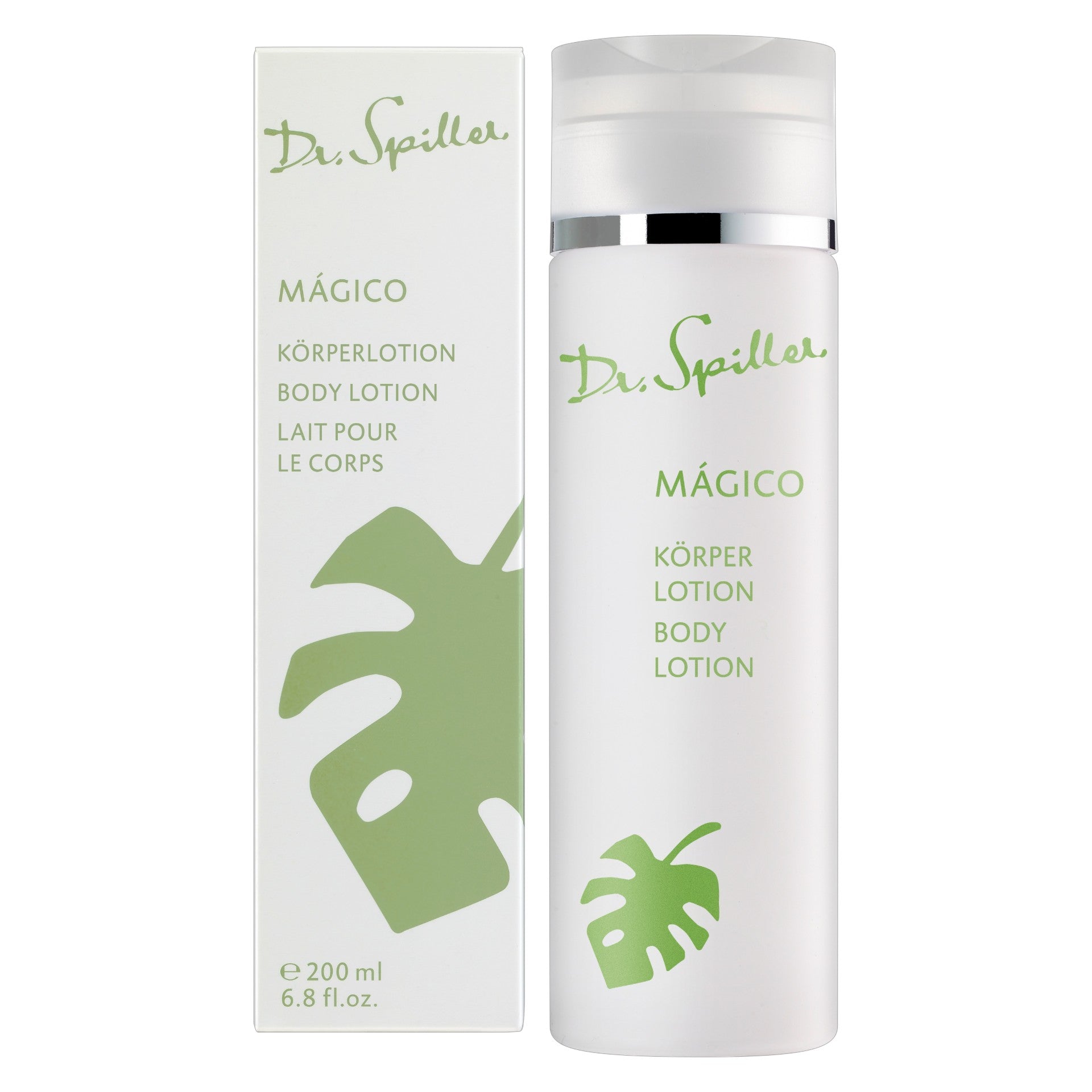 DR SPILLER MÁGICO Körperlotion – Feuchtigkeit, Schutz & exotischer Duft, 200ml, Spender und Umkarton
