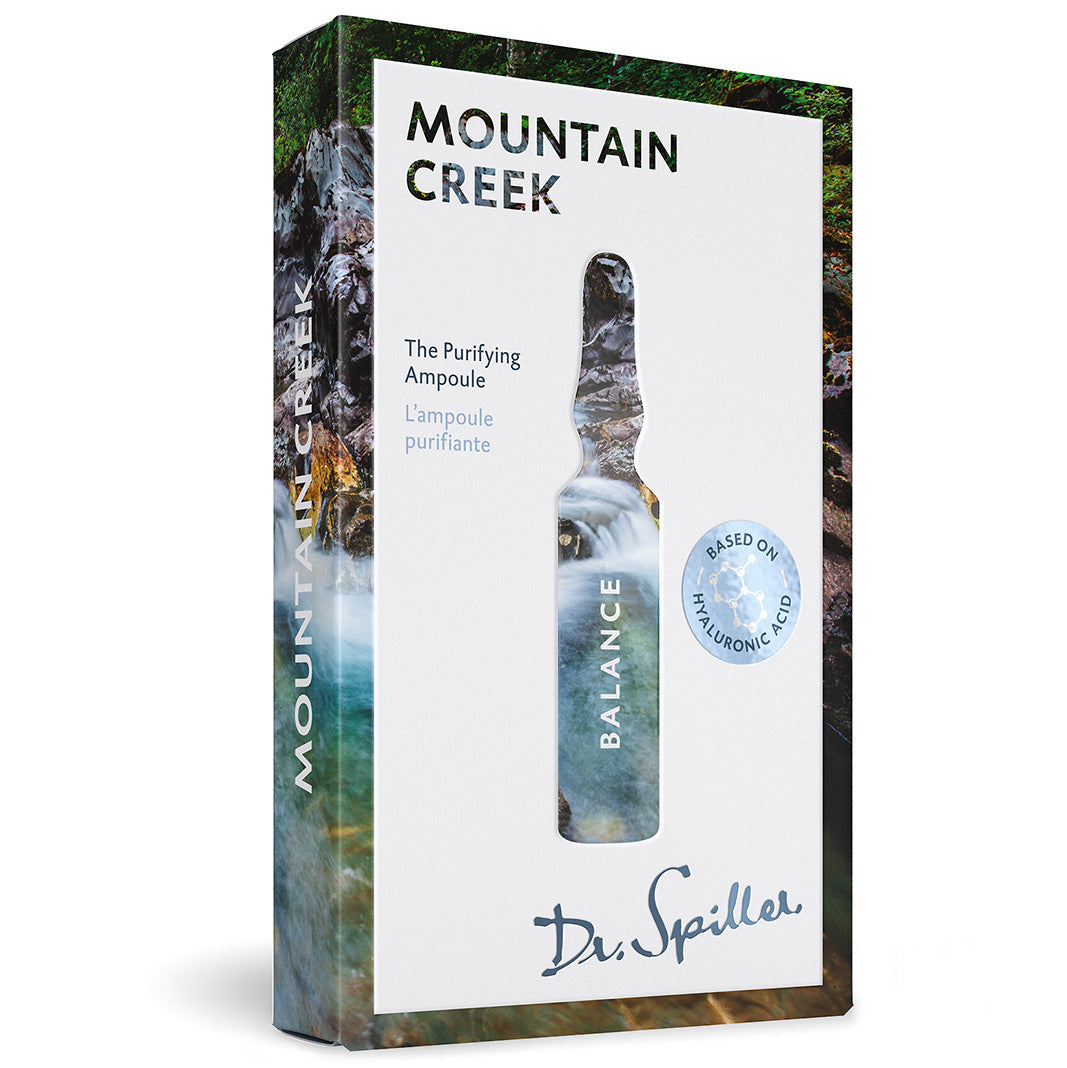 DR SPILLER Mountain Creek - Balance - The Purifying Ampoule – Wirkstoffampulle für unreine Haut, 7 x 2 ml, Umverpackung