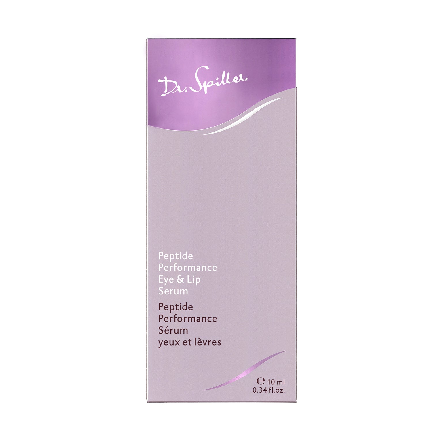 DR SPILLER Peptide Performance Eye & Lip Serum – Umverpackung, 10ml