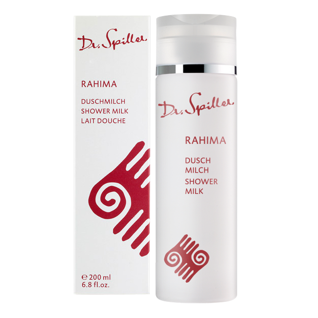 DR SPILLER RAHIMA Duschmilch – Körperreinigung mit Duft, 200ml, weiße Verpackung