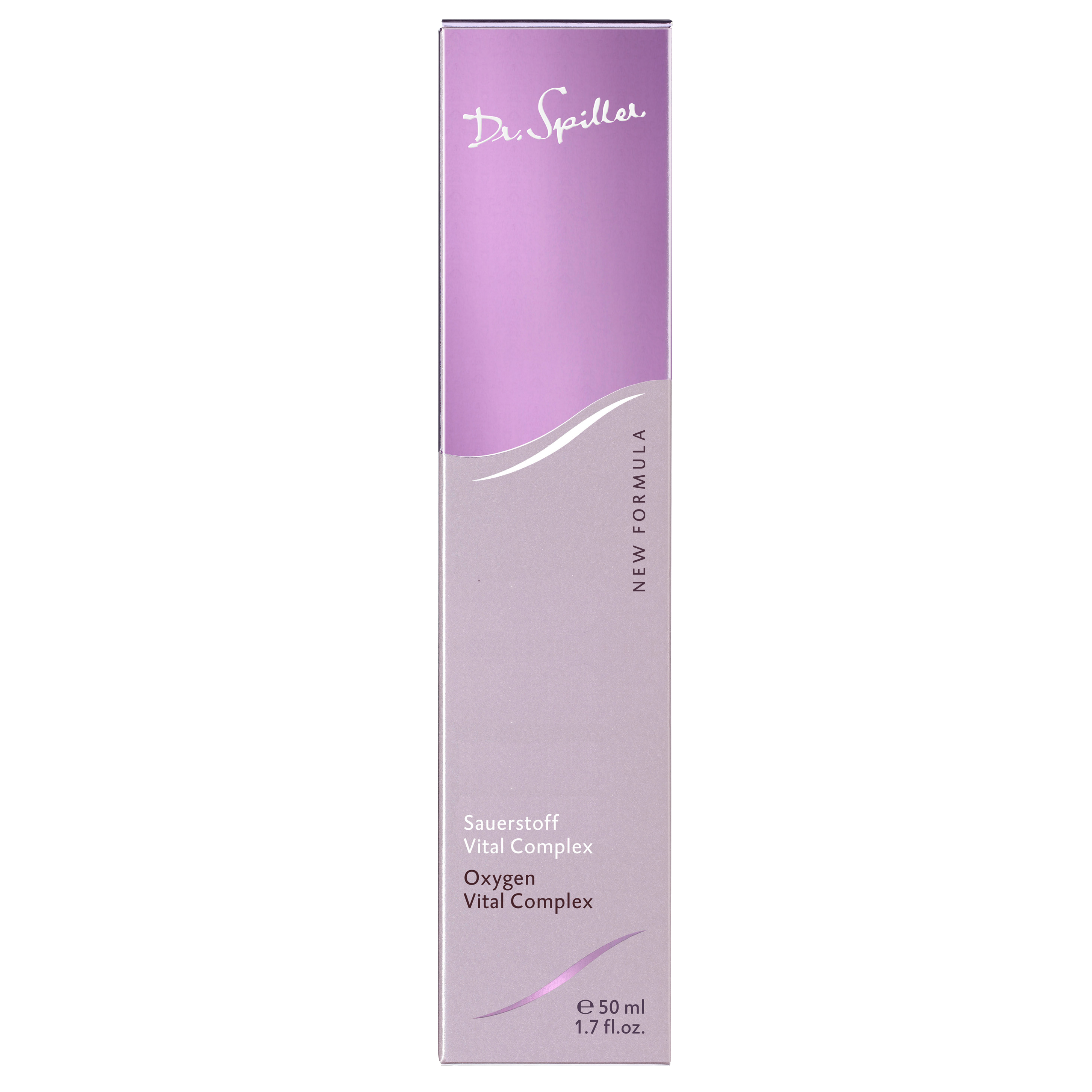 DR SPILLER Sauerstoff Vital Complex  – Intensivpflege für gereizte Haut, 50 ml, Umverpackung