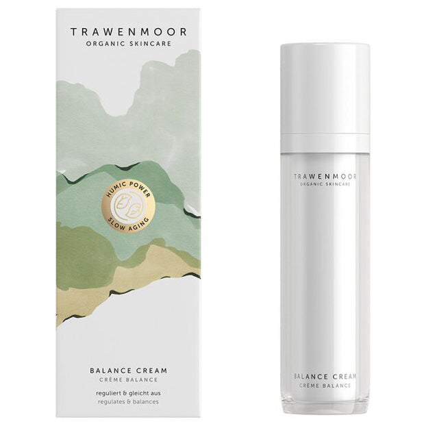 DR SPILLER TRAWENMOOR Balance Cream  – Spender und Umverpackung, 50 ml